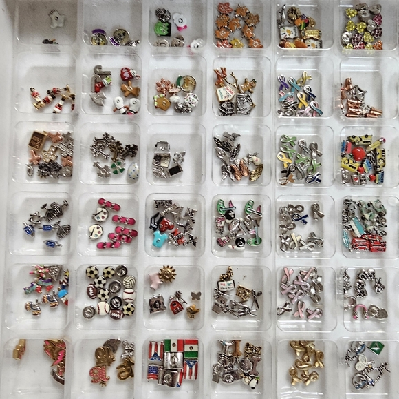 🦉 5/$21 🦉 O2 ORIGAMI OWL LIVING LOCKET FLOATING PETITE MEMORY CHARMS NEW!! - Picture 6 of 16